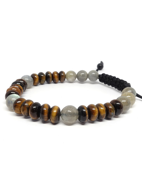 Oeil de tigre et labradorite