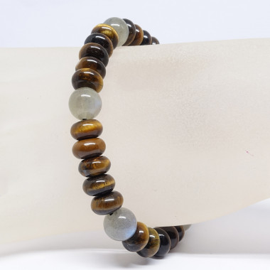 copy of Protection - Oeil de tigre, labradorite et tourmaline