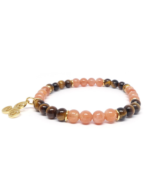 Oeil de tigre et pierre de soleil