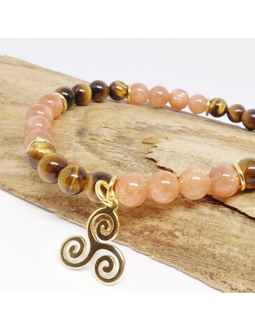 Oeil de tigre et pierre de soleil