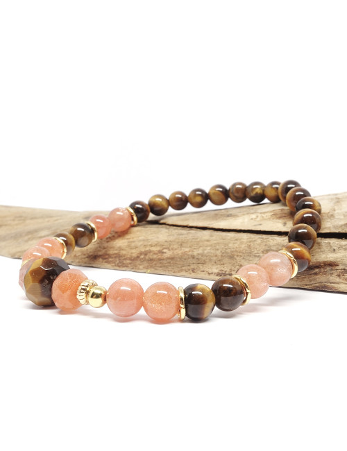 Oeil de tigre et pierre de soleil