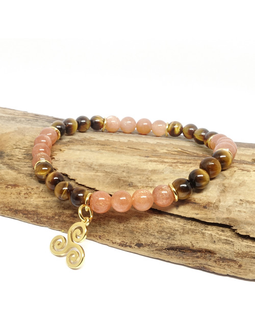 Oeil de tigre et pierre de soleil