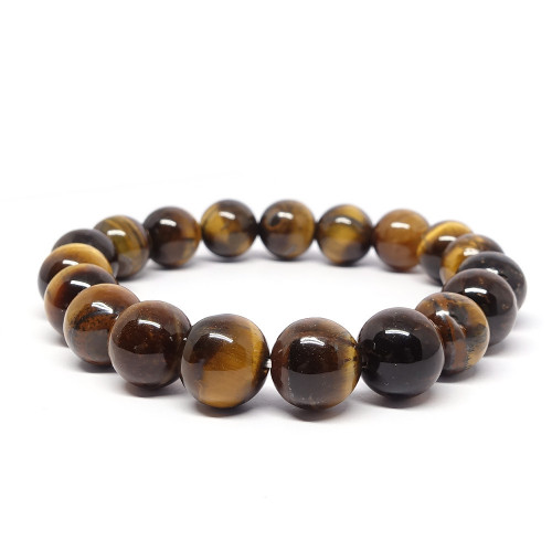 copy of Bracelet extensible en oeil de tigre, perles de  6 mm