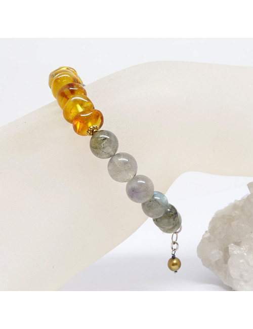 Ambre et labradorite