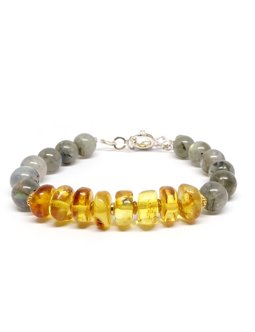 Ambre et labradorite