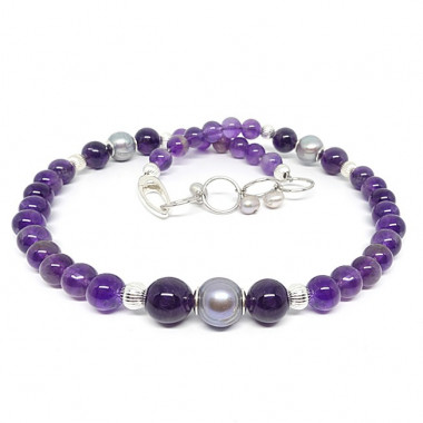 Collier améthyste