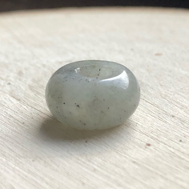 Perle améthyste facettée large trou 3 mm