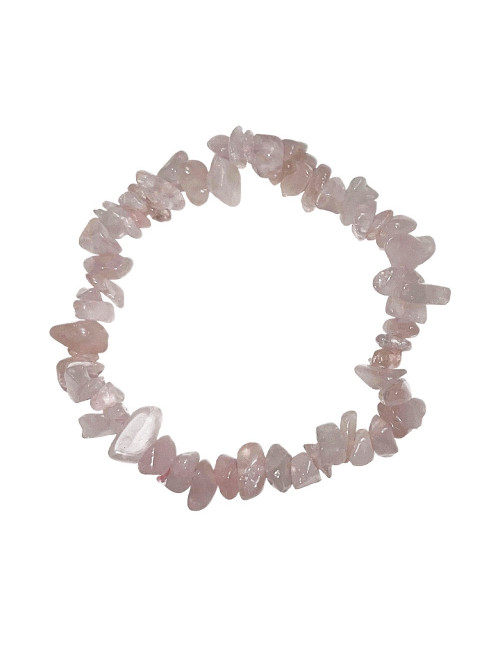 Bracelet baroque quartz rose