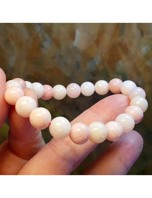 Opale rose des Andes