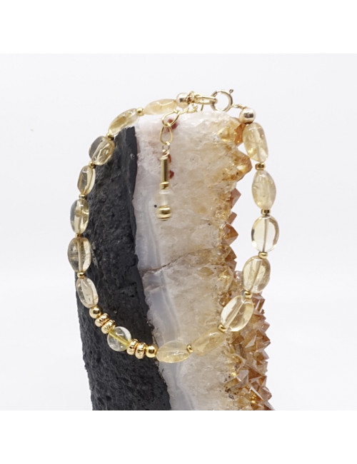 La citine est une pierre d' Equilibre du CHAKRA 3 - PLEXUS SOLAIRE - ENERGIE - PERSONNALITE