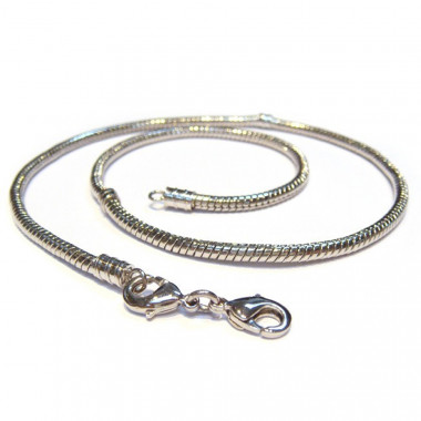 Collier argent pour "european beads"