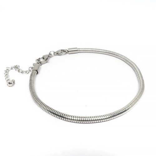 Bracelet pour perles européennes acier inox