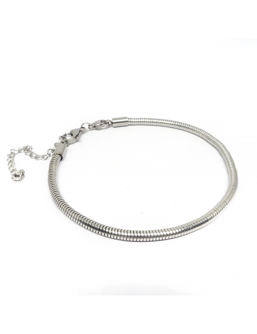 Bracelet pour perles européennes acier inox