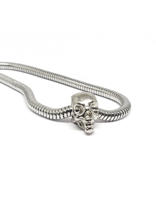 Perle large trou tête