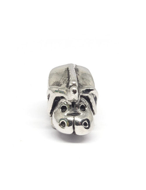 Perle large trou animal