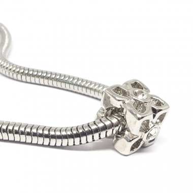 copy of Perle argent "european beads"