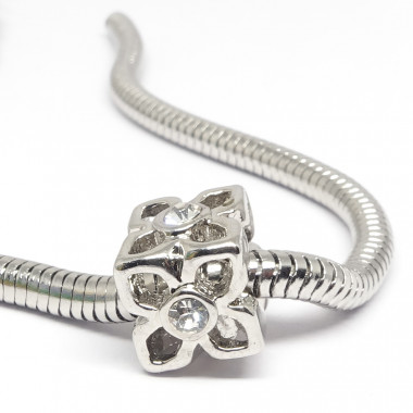 copy of Perle argent "european beads"