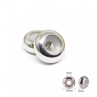 copy of Perle argent "european beads"
