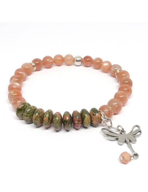 Acceptation et optimisme avec la pierre de soleil et l’unakite