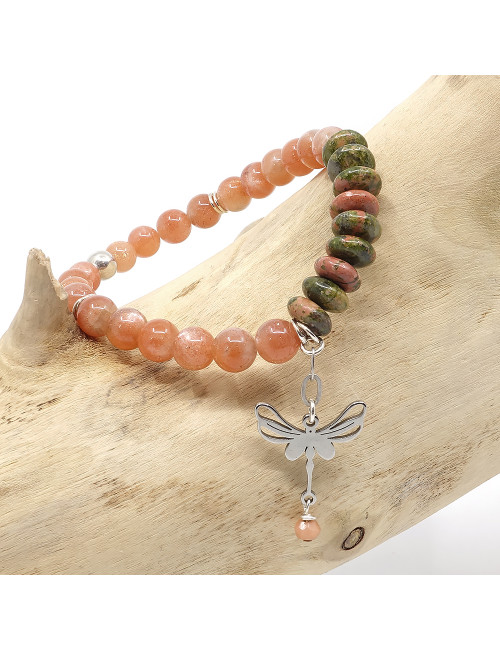 Acceptation et optimisme avec la pierre de soleil et l’unakite