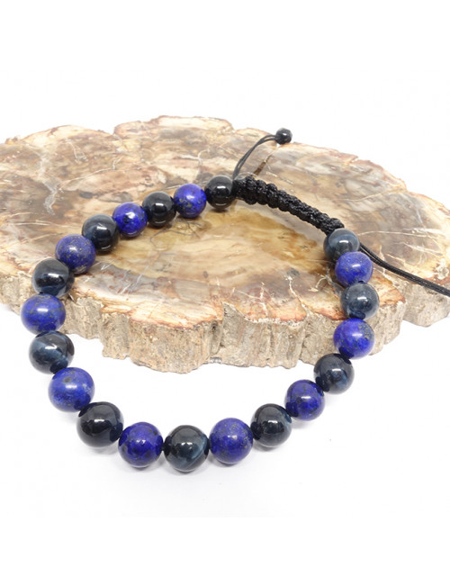 Oeil de faucon et lapis lazuli Oeil de faucon et lapis lazuli