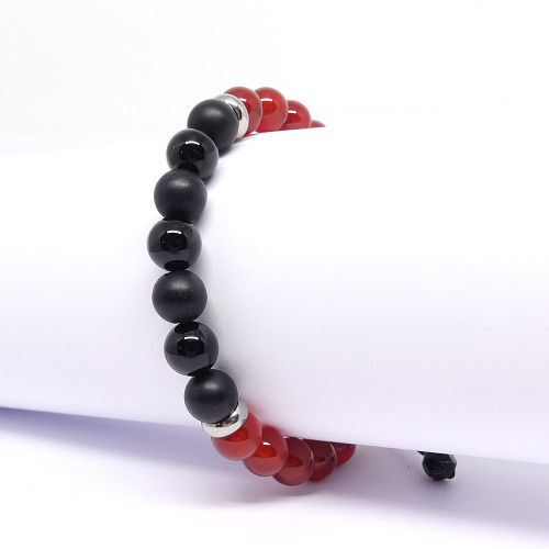 copy of Bracelet homme oeil de tigre et hématite