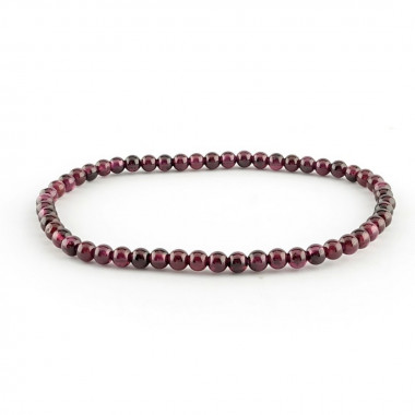 copy of Grenat, Bracelet extensible peres de 6 mm