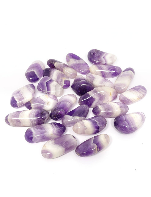 L'améthyste rubanée nous insuffle encore plus le sens des Priorités. Elle nous aide à mieux nous organiser.