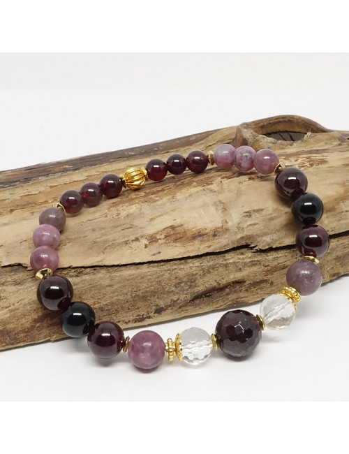 Asociation de ierres du 1er chakra ou chakra racine, il représente notre fondation.