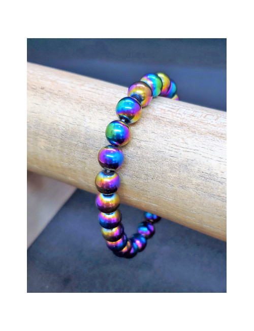 Hématite titane arc-en-ciel