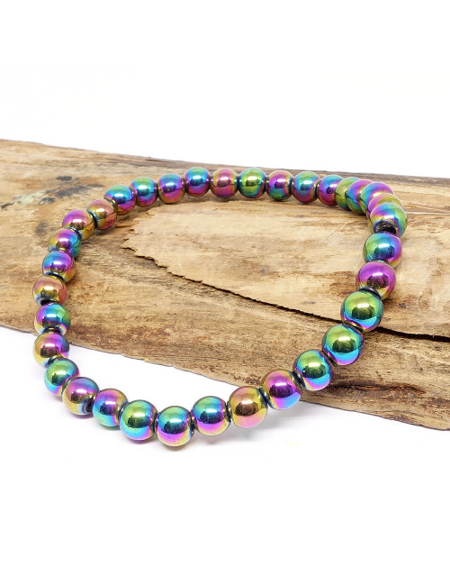 Hématite titane arc-en-ciel