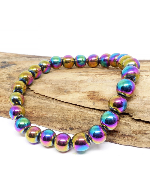 Hématite titane arc-en-ciel