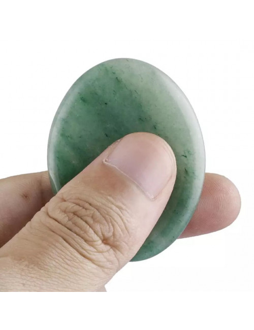 Galet pouce anti stress Aventurine