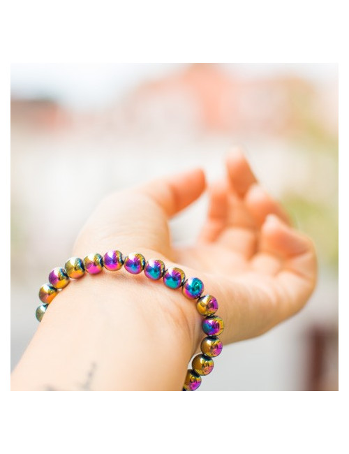 Hématite titane arc-en-ciel