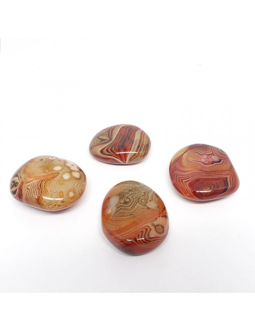 Agate , Galet plat Taille M