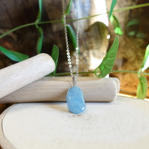 Pendentif En Aigue-marine Naturelle De 20 Carats - Pierre Du Pakistan, Neuve Avec étiquettes