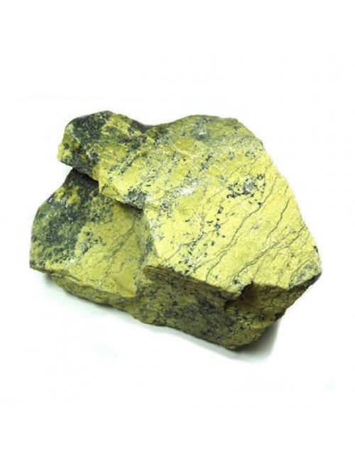 Minéral brut de serpentine du Perou