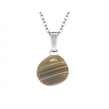 Véritable turquoise "africaine" montée en pendentif
