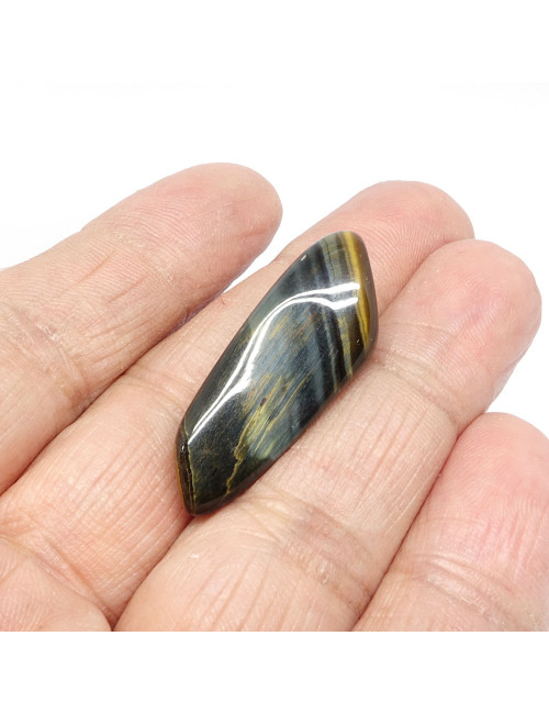 Galet roulé Taille M en pierre Oeil de faucon