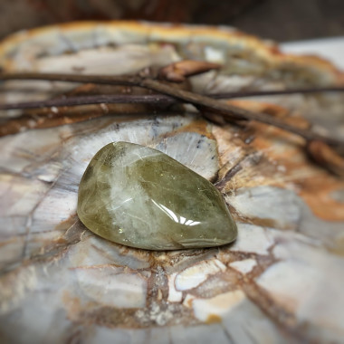 Prasiolite, Galet roulé Taille M