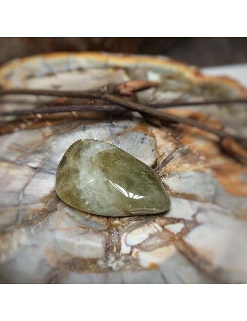 Prasiolite, Galet roulé Taille M