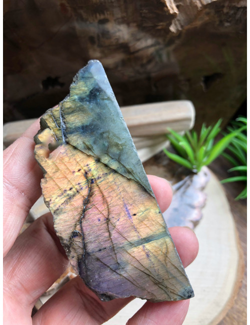 Galet labradorite
