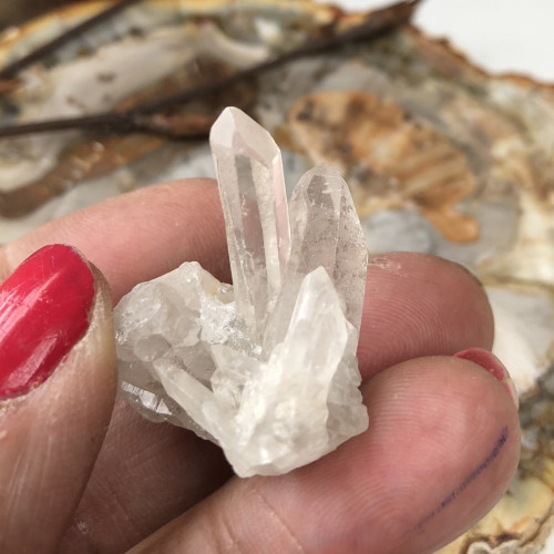 Cristal de roche, Pointe naturelle mini