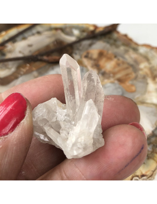 Cristal de roche, Pointe naturelle mini