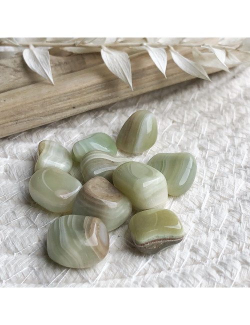 Aragonite, 10 petites pierres roulées