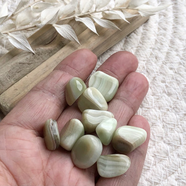 Aragonite, 10 petites pierres roulées