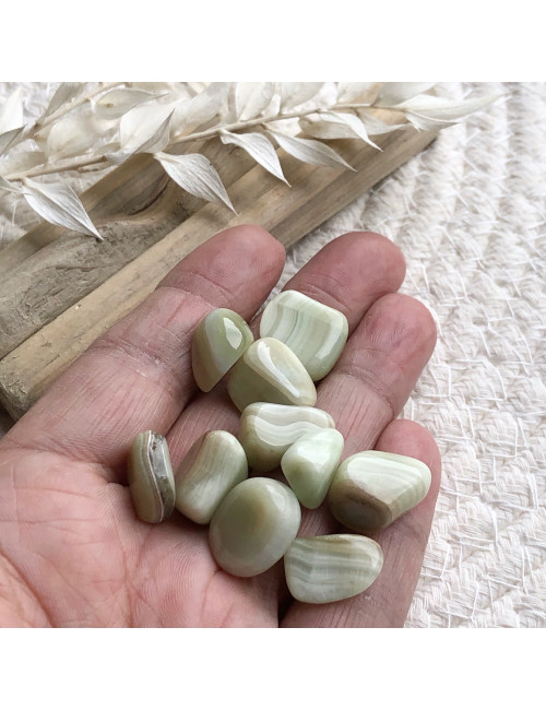 Aragonite, 10 petites pierres roulées