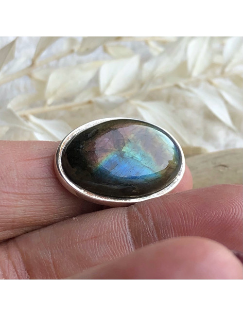Bague en labradorite