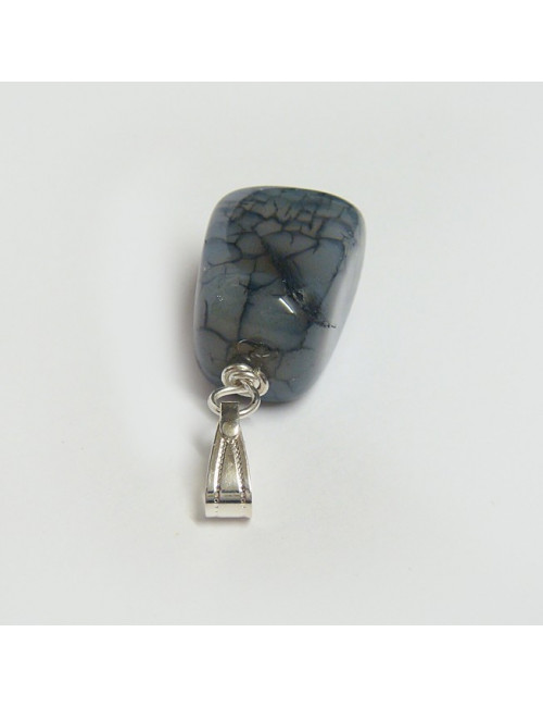 Pendentif agate veinée