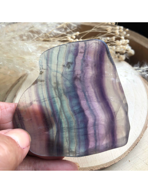 Fluorite, Plaque polie 4